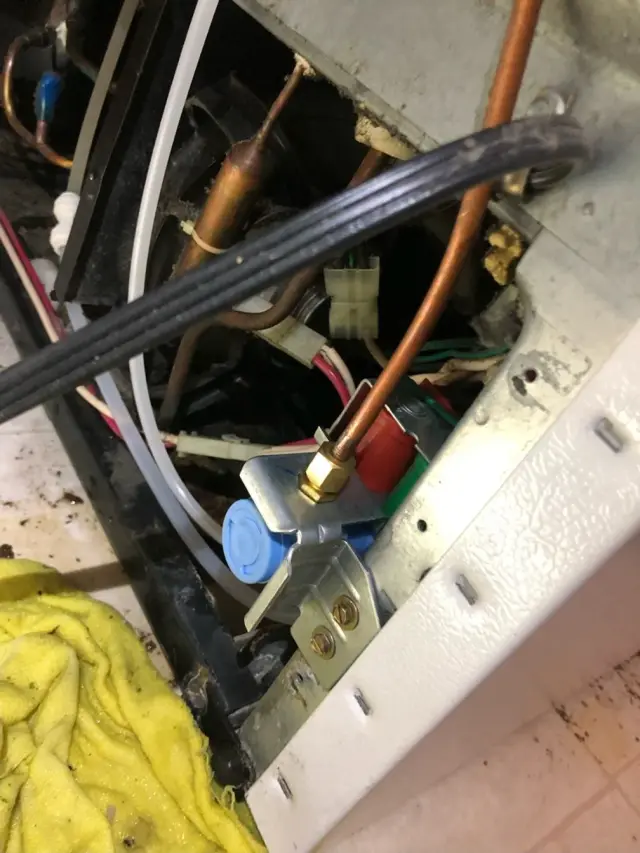 Appliance repair job completed by a Mr. Fixer technician