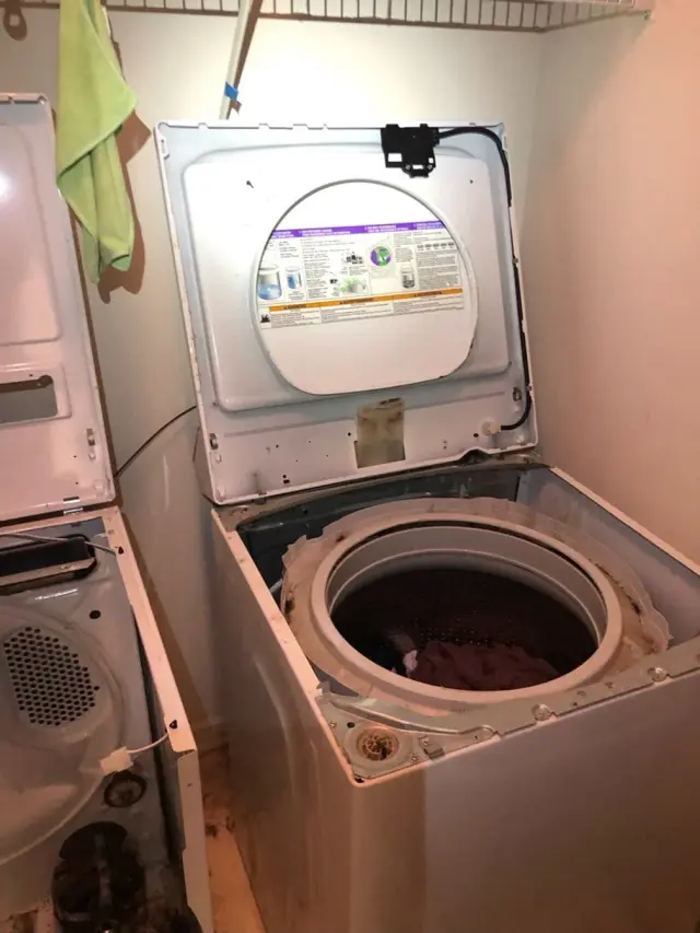 Appliance repair job completed by a Mr. Fixer technician