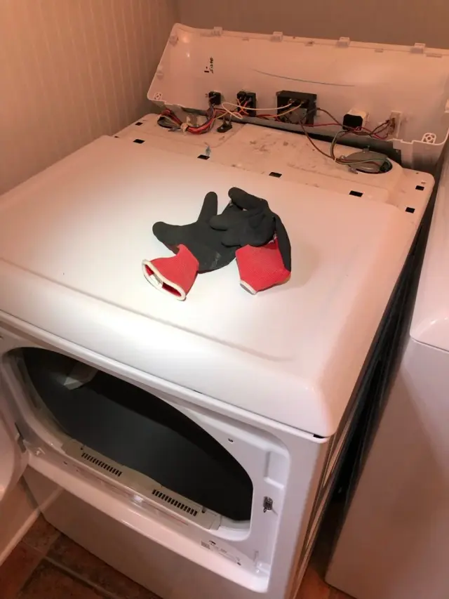 Appliance repair job completed by a Mr. Fixer technician