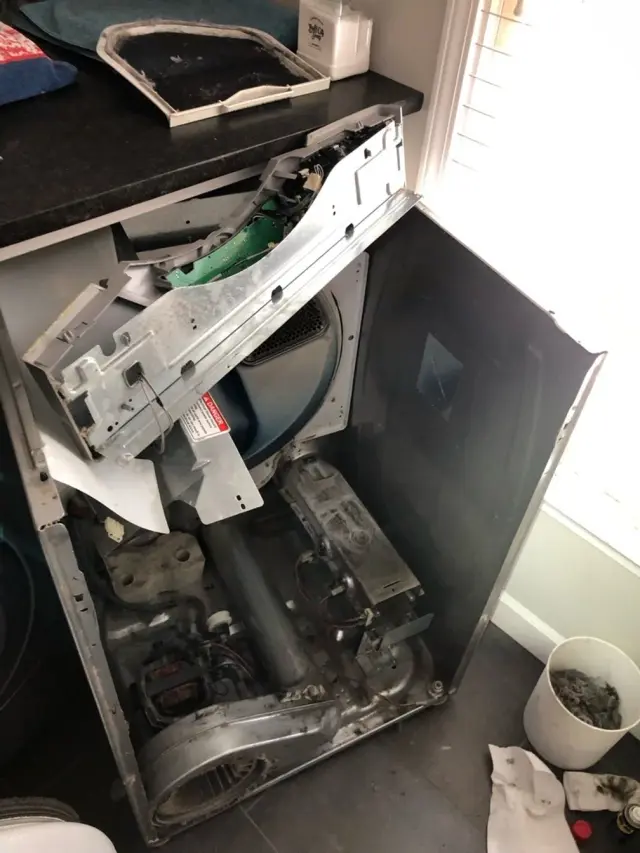 Appliance repair job completed by a Mr. Fixer technician