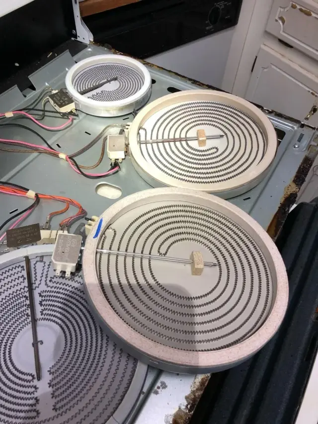 Appliance repair job completed by a Mr. Fixer technician