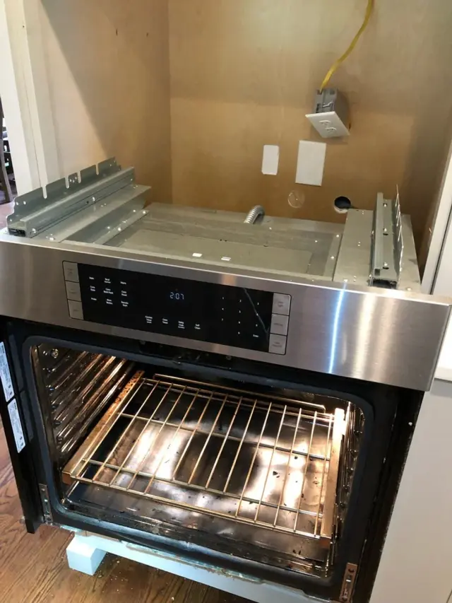 Appliance repair job completed by a Mr. Fixer technician