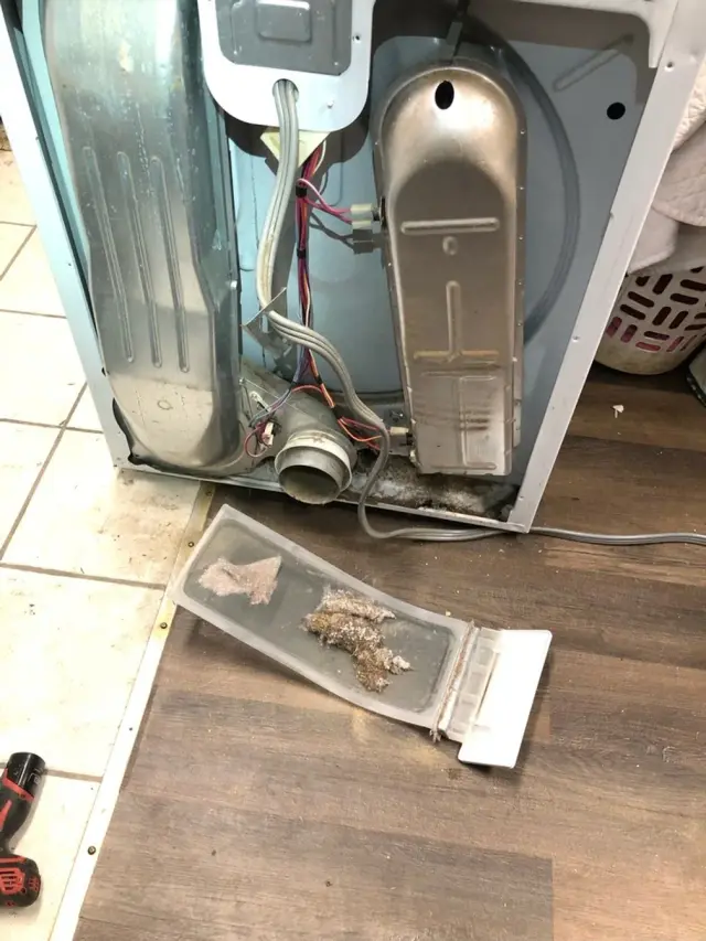 Appliance repair job completed by a Mr. Fixer technician