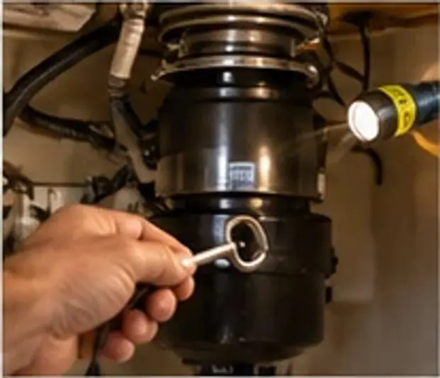 Mr. Fixer technician: garbage disposal repair
